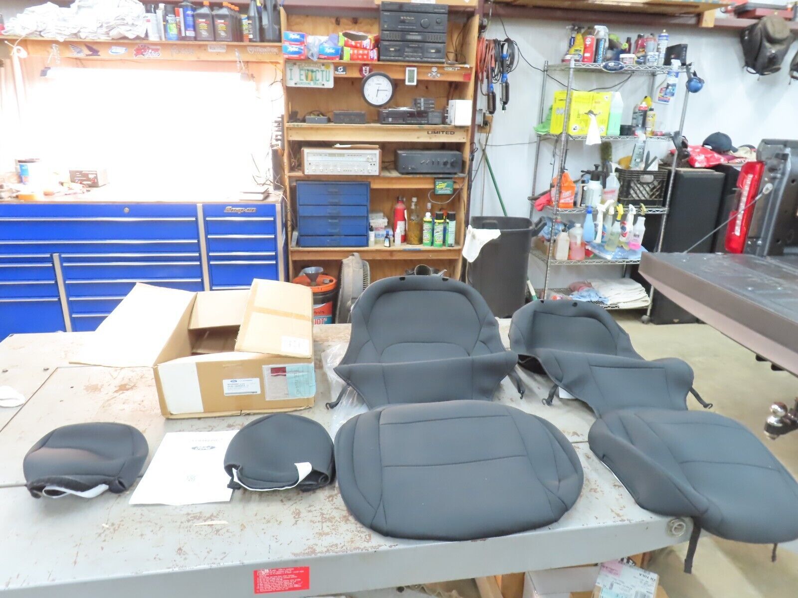 Ford VNJ6Z-15600D20-A Front Seat Cover Set Black Made by Coverking for Ford - $72.54