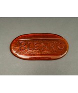 Blenko Glass Amber Retail Display Advertising Store Dealer Sign 12 1/2&quot; - £195.45 GBP