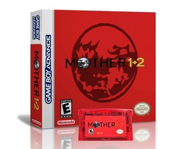 Mother 1 + 2  English Translation GBA Game Boy Earthbound w/ Case Box  US Seller - £15.71 GBP