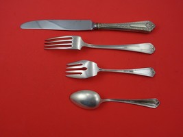 Navarre by Watson Sterling Silver Dinner 4-pc Setting - £201.96 GBP