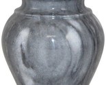 Serenity Cashmere Gray Marble Funeral Cremation Urn Keepsake, 15 Cubic I... - $89.99