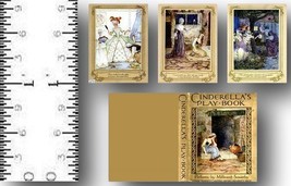 Handcrafted 1:12 Scale Miniature Book Cinderella 5 Pre 1900 Dollhouse Scale - £31.55 GBP