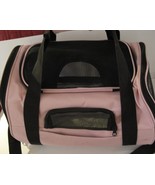 Small Dog Cat Pet Carrier Soft Comfort Bag Travel Case Pink Well Ventilated - €19,05 EUR