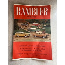 Butterwoth Motors Limited Vintage 1941 Rambler Automobile Brochure - $19.79