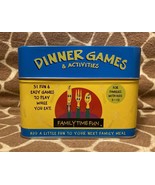 Family Time Fun Dinner Games &amp; Activities 51 Fun Games to Play While You... - £8.79 GBP