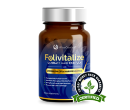 New WiseCeutical FOLIVITALIZE Hair Growth Supplement Thicker Fuller Hair 90 Caps - £39.95 GBP