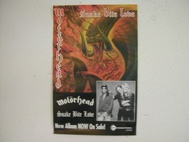 Motorhead Promo Poster Snake Bite Love Band Shot - $828.29 MXN