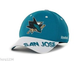San Jose Sharks  Reebok MO76Z NHL Pro Shape Hockey Practice Cap Hat  L/XL - $18.99