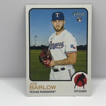 2022 Topps Heritage Baseball Joe Barlow Base RC #92 Texas Rangers - £1.57 GBP