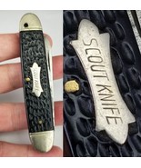 Kent Cutlery pocket knife NY USA &quot;Scout Knife&quot; camping vintage old - $587.82 MXN