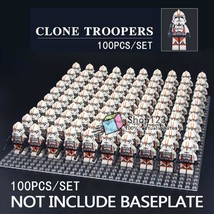 100pcs/set Clone troopers Star Wars Minifigures the 212th Attack Battalion  - £110.08 GBP