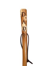 Walking Stick with &quot;Dad&quot;  Carved in Hiking Staff up to 60&quot; tall - £55.93 GBP