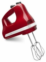 KitchenAid KHM512ER Ultra Power 5-Speed Hand Mixer - Empire Red - £51.29 GBP