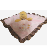 Disney WINNIE THE POOH Security Blanket Lovey 13&quot; Plush Baby Toy - £10.96 GBP