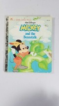 Vintage Walt Disney Mickey Mouse and the Beanstalk Little Golden Book 1988 - £4.63 GBP