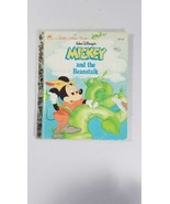 Vintage Walt Disney Mickey Mouse and the Beanstalk Little Golden Book 1988 - £4.64 GBP
