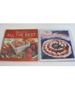 2 The Pampered Chef Cookbooks All the Best &amp; Delightful Desserts Spiral ... - $9.74