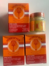 Golden Cup Balm Thai Ointment Herbal , massage balm - 22g, 3 Jars Set - $15.83