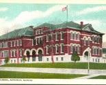 High School Building Kingman Kansas KS UNP DB Postcard T13 - $4.90