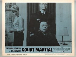 Court Martial-Karlheinz Böhm-Christian Wolff-11x14-Color-Lobby Card-War-Drama - £25.93 GBP