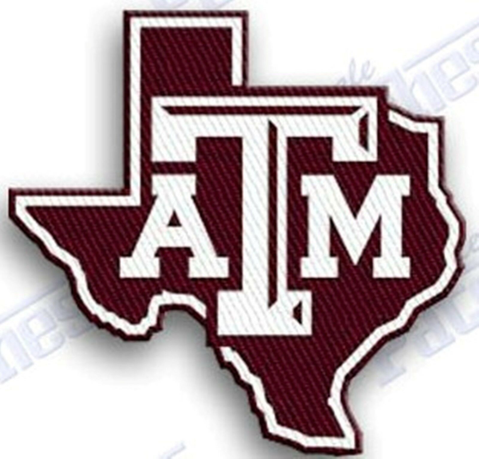 TEXAS A & M AGGIES  iron on embroidered PATCH COLLEGE UNIVERSITY SPORTS SCHOOL. - $11.95