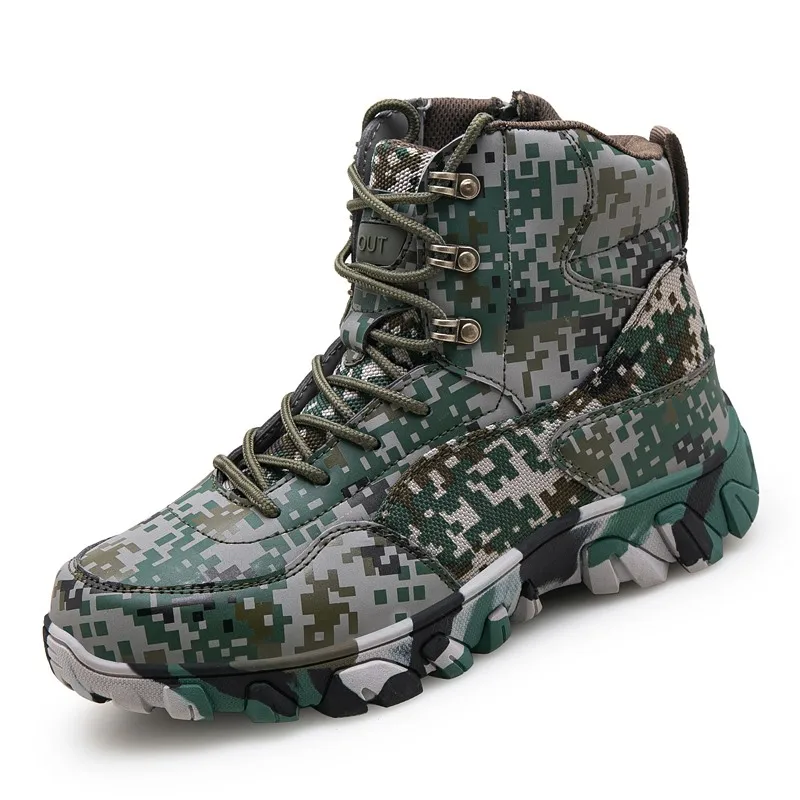 New Hot Style Men boots Hi Shoes Winter Outdoor Wal Mountain  Boots Clim... - £211.98 GBP