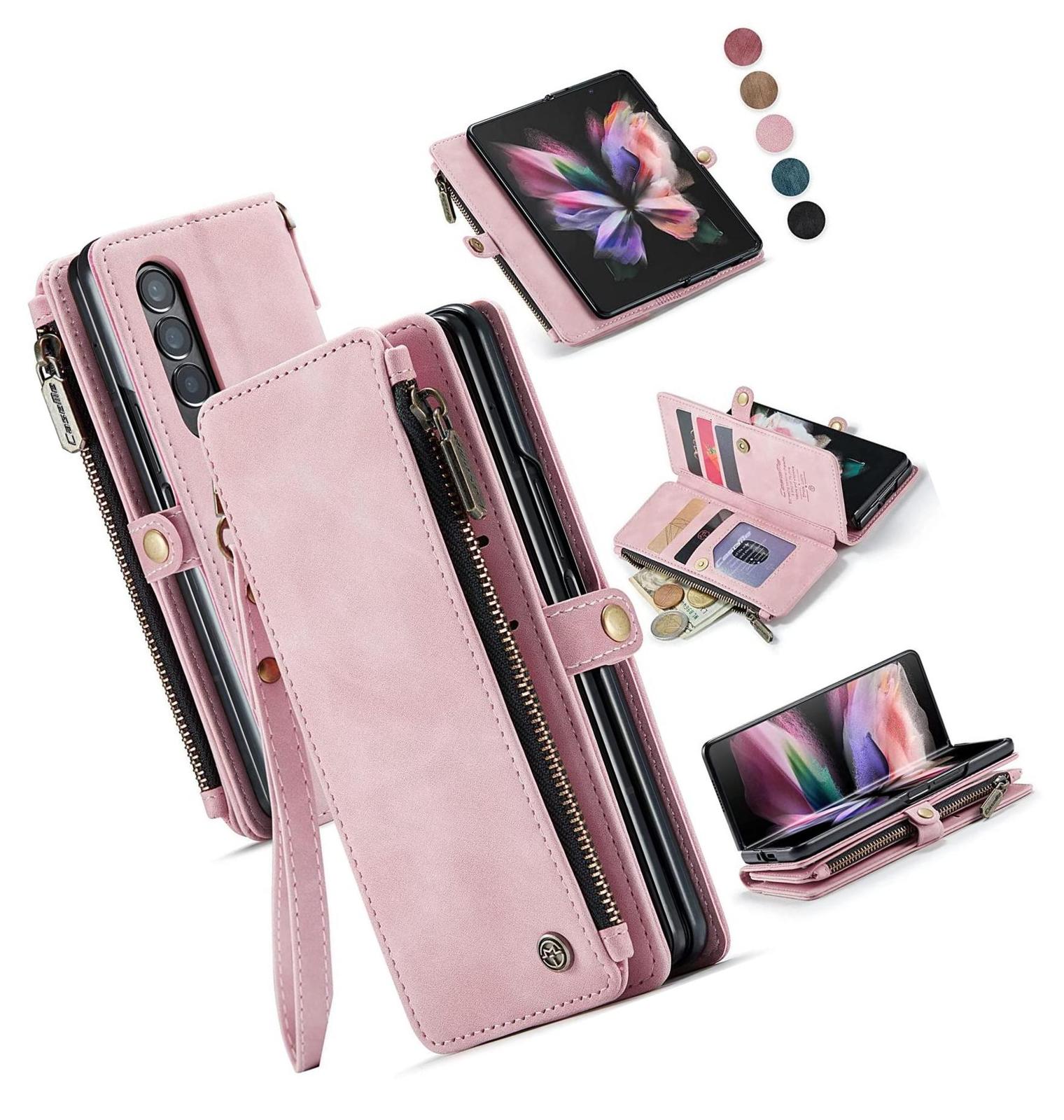 Defencase Galaxy Z Fold 3 Case Z Fold 3 Case Wallet for PU