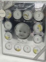 New Carter’s My First Year Silver Picture Frame 12 Months Birth To 1 Yea... - $23.36