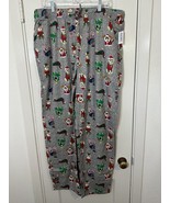 Old Navy Printed Gray Straight Leg Pajama Pants Holiday Pets Dogs Size X... - $19.99