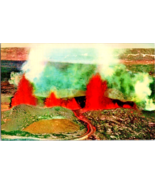 Postcard  Hawaii  Eruption of Mauna Loa Volcano  5.5 x 3.5 inches - £4.60 GBP