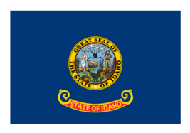 3&quot; idaho state flag sticker decal usa made - £21.03 GBP