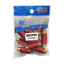 RCA COUPLER;FEMALE;RED; BULLZ AUDIO; 10/BAG - $29.06