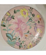 Vtg Toyo Decorative Porcelain Plate By HFP Macau Floral Chinese Hand Pai... - $927.28 MXN