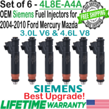 OEM 6Pcs Siemens Best Upgrade Fuel Injectors For 2004-2008 Ford Escape 3... - $131.66