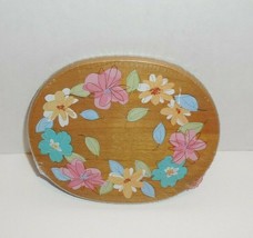 Longaberger WoodCrafts Floral Lid for 2008 Small Basket New  - £11.64 GBP