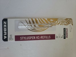 Zebra StylusPen 4C-Refills Telescopic Ballpoint Medium 1.0mm Black Ink - £6.94 GBP