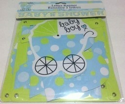 Greenbrier Letter Banner Baby Shower Baby Boy - $139.64 MXN