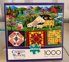 Buffalo Games Charles Wysocki The Quiltmaker Lady 1000 Piece Puzzle - $12.86