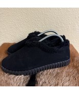 Ilse Jacobsen 39 Black 3050 Faux Shearling Tulip Slipper House Shoe Slip On - $44.70 CAD