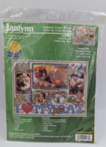 I Love My Cat by JANLYNN Counted Cross Stitch 140-183 Sealed NOS Cats - $16.19