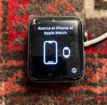 FOR PARTS Apple Watch Series 3 42mm GPS Cellular Space Gray - $79.99