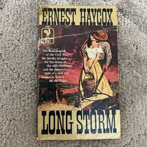 Long Storm Western Paperback Book by Ernest Haycox from Bantam Books 1957 - £9.64 GBP
