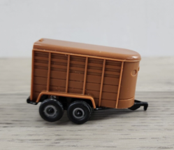 ERTL 1:64 Brown Horse Trailer - Plastic with Diecast Chassis - £3.90 GBP