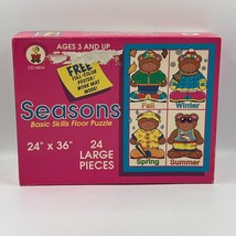 Vintage Seasons Basic Skills Large Floor Puzzle Complete w/ Poster 24 Pcs - $39.99 Vintage Seasons Basic Skills Large Floor Puzzle Complete w/ Poster 24 Pcs - $39.99