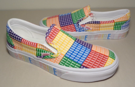 Vans Size 5.5 M PRIDE LGBTQ+ Multicolor Canvas Slip On Sneakers New Men&#39;... - $117.81