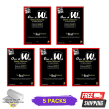 5 X Once a Week Disposable Wipes Deodorant Heal Body Underarm Zero Sweat Odour - £27.42 GBP