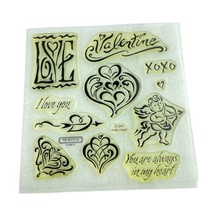 Close To My Hear  In My Heart D1245 My Acrylix Stamps Valentine Love - £15.53 GBP