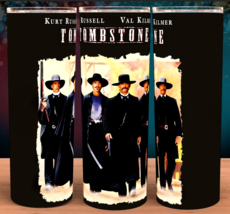 Tombstone 1993 Movie Western Wyatt Earp Memorabilia Tumbler 20oz - £15.76 GBP