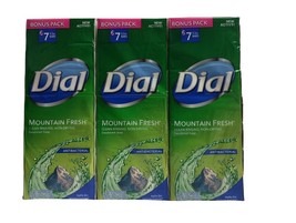 21 Bars Dial Mountain Fresh Antibacterial  Deodorant Soap 3.2 Oz. Each - £39.78 GBP