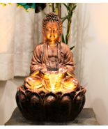 Indoor Buddha Water Fountain – Tabletop Zen Decor for Home &amp; Office 2 ft - $164.30
